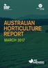 AUSTRALIAN HORTICULTURE REPORT