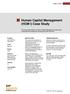 Human Capital Management (HCM I) Case Study