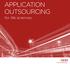 APPLICATION OUTSOURCING. for life sciences