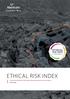 ETHICAL RISK INDEX. A report into the factors which affect ethical sourcing in the stone industry. WHITE PAPER
