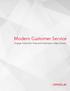 Modern Customer Service. Engage Customers, Empower Employees, Adapt Quickly