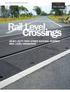 Rail Level Crossings HEAVY DUTY HigH SpEED NATUrAl rubber rail level CroSSiNgS
