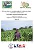 ECONOMIC IMPACT OF SORGHUM AND MILLET TECHNOLOGIES IN MALI