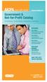 AICPA cpe self-study. Government & Not-for-Profit Catalog CPE Self-Study On-Site Training Publications Conferences