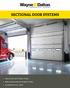 SECTIONAL DOOR SYSTEMS