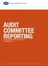 AUDIT COMMITTEE REPORTING AUDIT & ASSURANCE LAB PROJECT DECEMBER 2017