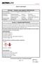 SAFETY DATA SHEET SECTION 1 PRODUCT AND COMPANY IDENTIFICATION. Section 2 - HAZARDS IDENTIFICATION