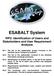 ESABALT System WP2: Identification of Users and Stakeholders and User Requirement Analysis
