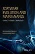 SOFTWARE EVOLUTION AND MAINTENANCE