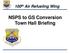 100 th Air Refueling Wing. NSPS to GS Conversion Town Hall Briefing