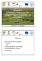 Session 3: Land consolidation and EU rural development policies - an overview