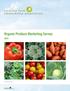 Organic Produce Marketing Survey