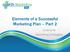 Elements of a Successful Marketing Plan Part 2. Outbound Marketing Strategies