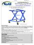 PS-4045 Adjustable-Height Pallet Stand Use and Maintenance Manual
