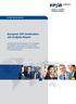 European CFP Certification Job Analysis Report