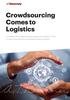 Crowdsourcing Comes to Logistics