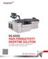 DS-1000 HIGH-PRODUCTIVITY INSERTING SOLUTION. The intelligent high-performance inserting system that streamlines your mail processing