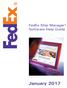 FedEx Ship Manager Software Help Guide