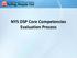 NYS DSP Core Competencies Evaluation Process