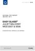 EASY GLASS JULIET BALCONY MOD.6507 & 6508