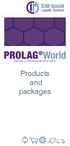 Products and packages