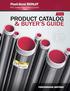 PRoduct catalog & BuyeR s guide