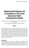 Modeling Participation and Consumption in the Greek Interurban Public Transportation Market