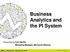 Business Analytics and the PI System