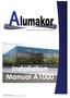Installation Manual A Rollfab Metal Products, Aluma-Kor is a registered trademark of Rollfab Metal Products. 1 P a g e