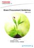 Green Procurement Guidelines. (Ver. 4.1)