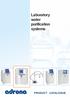 Laboratory water purification systems