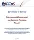 DEPARTMENT OF DEFENSE PERFORMANCE MANAGEMENT AND APPRAISAL PROGRAM TOOLKIT