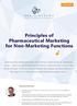 Principles of Pharmaceutical Marketing for Non-Marketing Functions