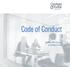 Code of Conduct. Leading with integrity at ConAgra Foods