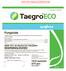 Fungicide TAEGRO ECO is an Agricultural Biofungicide/Bactericide for Suppression of Certain Diseases