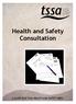 Health and Safety Consultation
