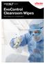 EvoControl Cleanroom Wipes. Wipe away your contamination