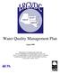 Water Quality Management Plan