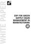 White paper. Supply Chain Manufacturing