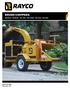 BRUSH CHIPPERS RC6D25 RC6D35 RC1220 RC1220G RC1522 RC1824. (800) Wooster, OH