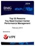 Top 35 Reasons You Need Contact Center Performance Management