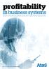 profitability in business systems BSS consolidation and harmonization Your business technologists. Powering progress