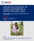 INTERVENTION GUIDE FOR THE WOMEN S EMPOWERMENT IN AGRICULTURE INDEX (WEAI)