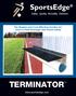The Modern and Cost-Effective Solution for Track & Field Drainage and Player Safety TERMINATOR