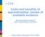 Costs and benefits of apprenticeship: review of available evidence. Manuela Samek Lodovici IRS- Istituto Ricerca Sociale