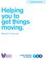 Current accounts Helping you to get things moving.