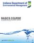 Introduction to Drinking Water Systems. Indiana Basics Course for Small Public Drinking Water Systems -1