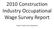2010 Construction Industry Occupational Wage Survey Report