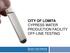 CITY OF LOMITA CYPRESS WATER PRODUCTION FACILITY OFF-LINE TESTING