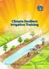 Climate Resilient Irrigation Training